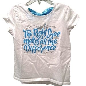 Disney Cinderella Bow Girls T-shirt. size Medium